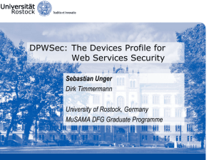 the Devices Profile for Web Services - Institut