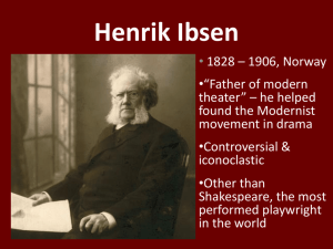 Ibsen + Hedda intro