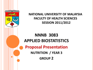 biostat proposal powerpoint-EDITED 4 APRIL 2012