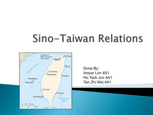 Sino-Taiwan Relations (1949-1979)
