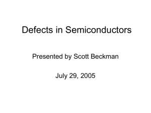 Computational Materials Science and Defects in Semiconductors