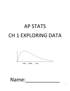 stats ch 1 notes packet - Grayslake North High School