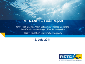 RETRANS2 - Renewable Energy Technology Deployment
