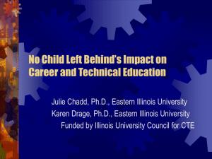 No Child Left Behind - Eastern Illinois University