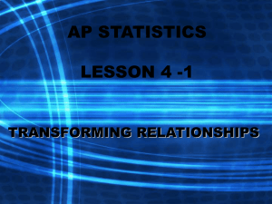 A P STATISTICS LESSON 4 -1