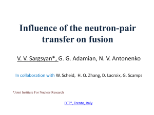 Influence of the neutron-pair transfer on fusion