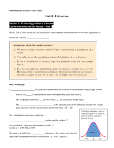 Unit 8 Notes