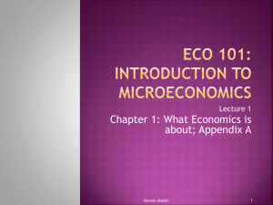 ECO 101: Introduction to Microeconomics