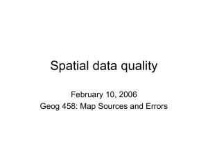 Spatial data quality