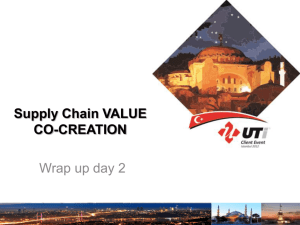 Supply Chain VALUE CO