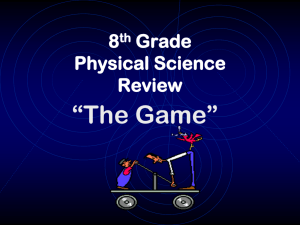 MEAP Physical Science Review