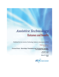 ATOBV9N1 - Assistive Technology Industry
