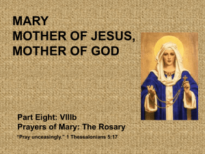 To Pray the Rosary - Catholic Biblical Apologetics
