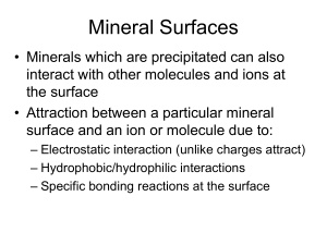 Lecture 4 - mineral kinetics