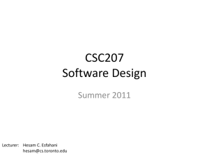 CSC207 Software Design