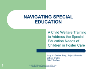Navigating Special Education - Center for Development of Human
