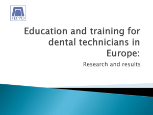 Education Dental Technicians - Zanichelli online per la scuola