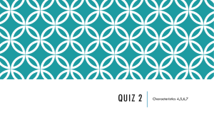 WIL Quiz 2 PPt Review