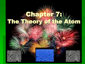 The Present * Day Atomic Model