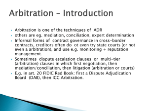 Arbitration agreement