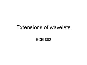 Extensions of wavelets