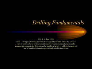 Drilling Fundamentals