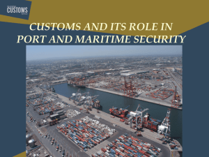 The role of Customs (Powerpoint)