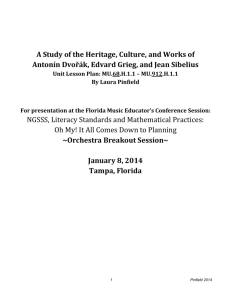 Orch Unit Plan: MU......H.1.1 - Florida Music Education Associations