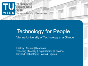 Doctoral Programmes - Technische Universität Wien