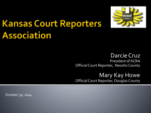 Digital Recording - National Court Reporters Association