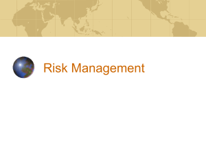 Risk Management - Global Knowledge Management Center