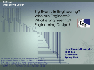 Engineering Design PowerPoint - Engineering Technology Pathways