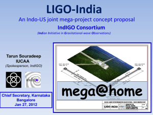 LIGO-India-CS_Blr_Jan27