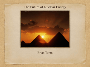 The Future of Nuclear Energy