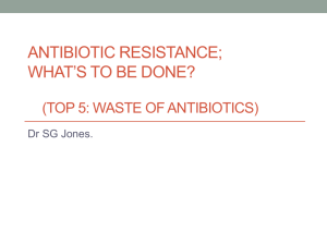 Top 5: waste of antibiotics.