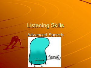 Listening Skills