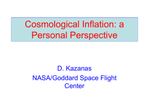 Cosmological Inflation: a Personal Perspective