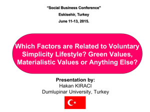 real and spurious sustainable consumption behavior in turkey