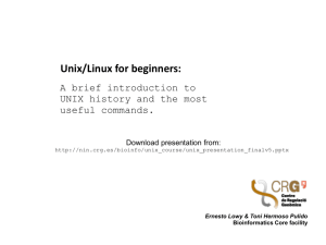 Unix presentation finalv5