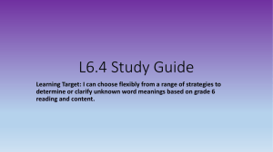 L6.4 Study Guide - Campbell County Schools