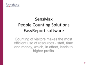 SensMax People Counters