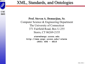 XML/STDS PPT - University of Connecticut