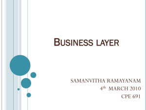 Business layer