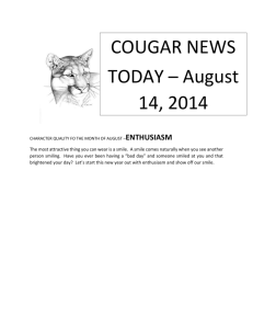cougar news - Greenfield