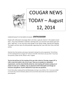 COUGAR-NEWS-8-11-14 - Greenfield