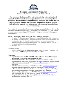 Cougar Community Updates - Kennedy Elementary School