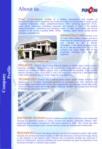 Company Profile - Punjab Communications Limited