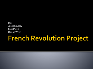 French Revolution Project - WHI-A