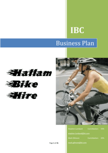 IBC Business Plan