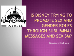 IS THERE SEx promotions IN DISNEY MOVIES??